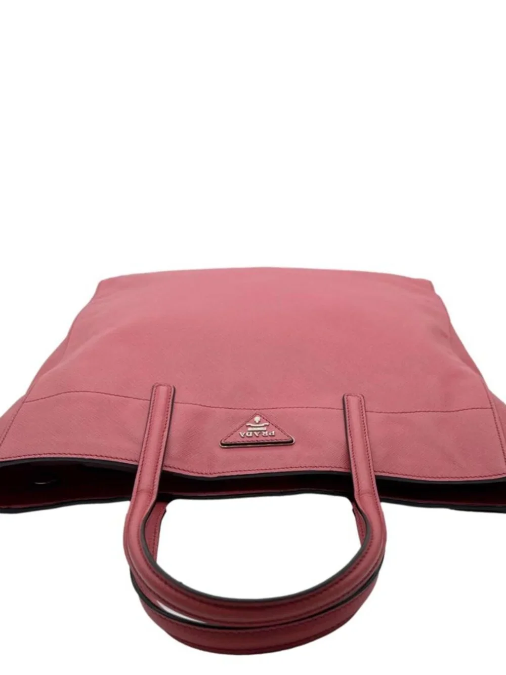 Prada  Soft Saffiano Leather Tote Bag Pink